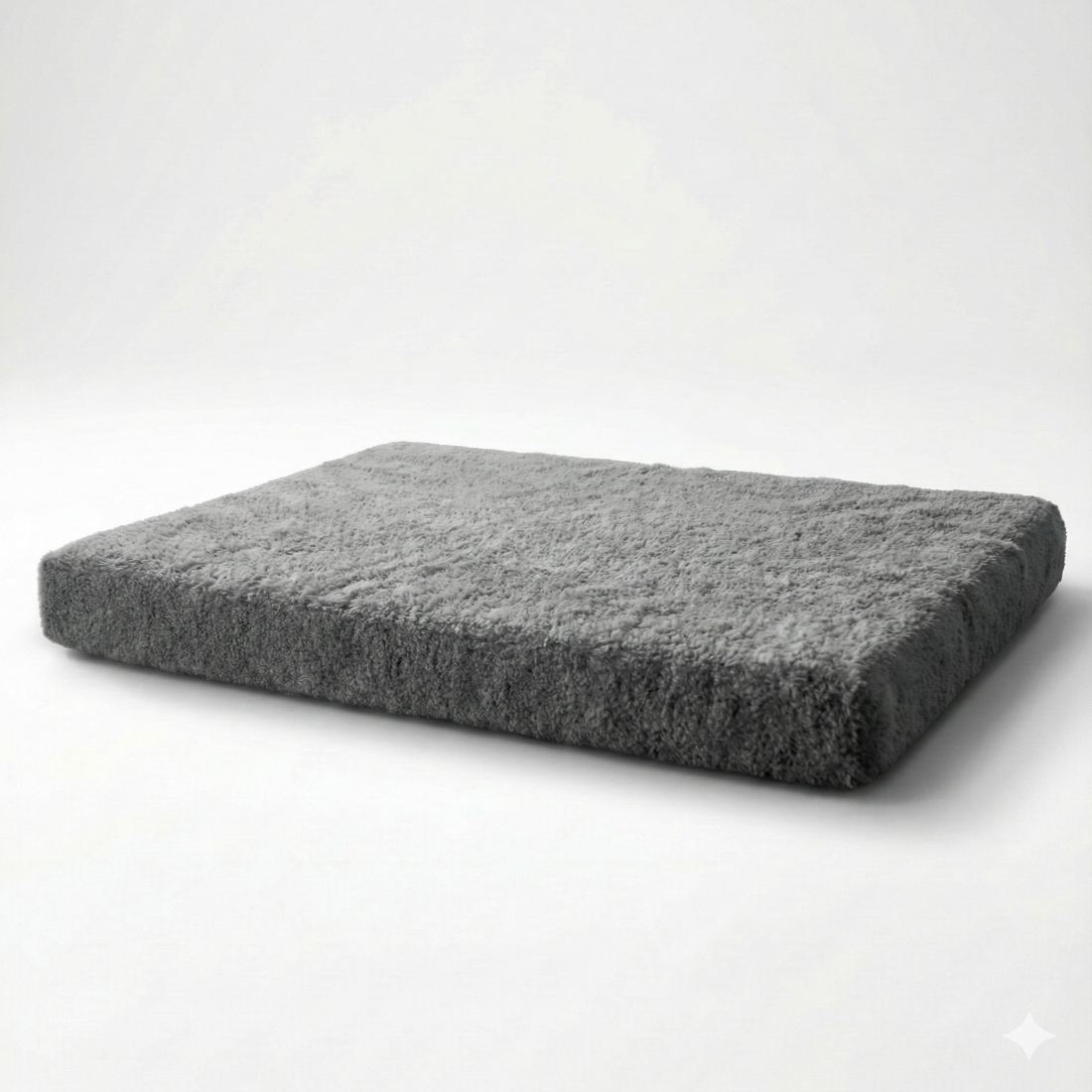 Gray cushion on a white background