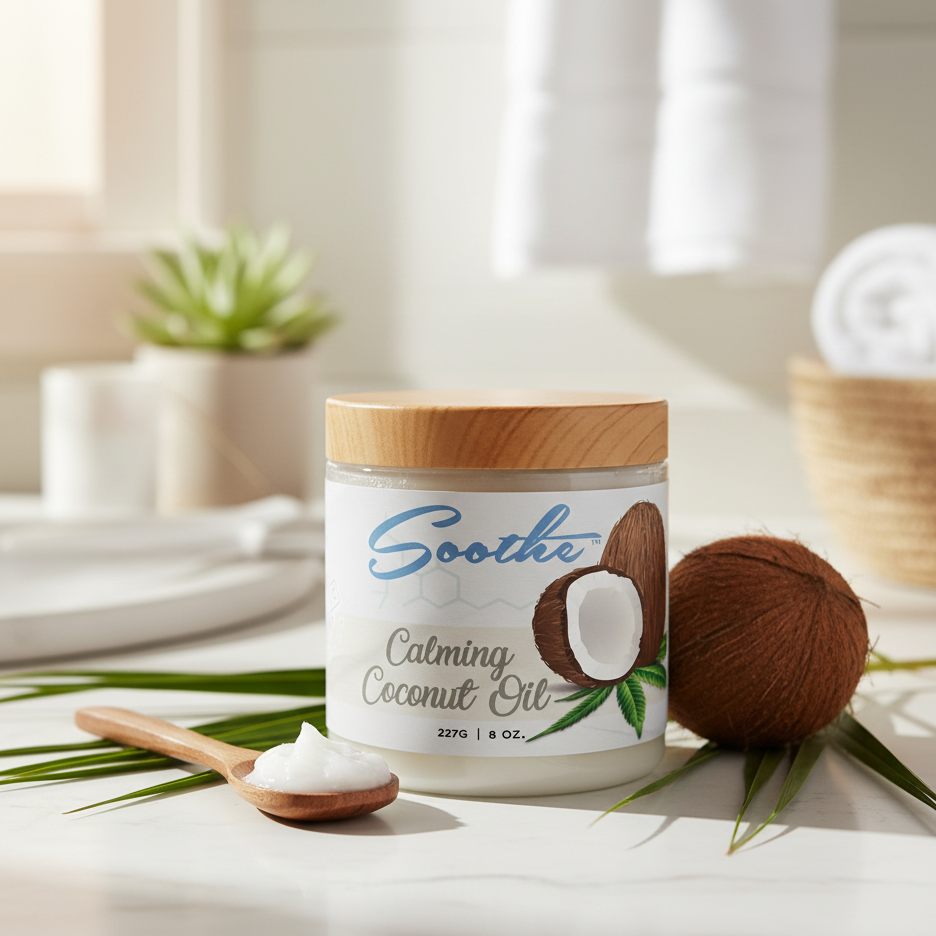 Soothe Calming Coconut Oil for Dogs with Collagen - buddyrest.com