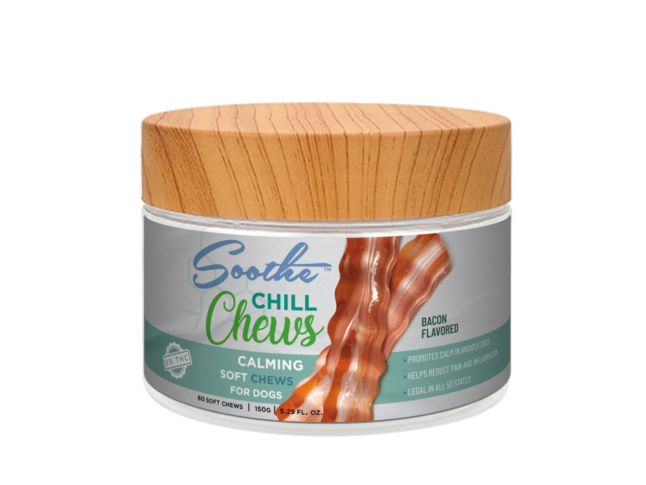 Soothe™ Chill Chews Bacon Flavored Calming Soft Chews