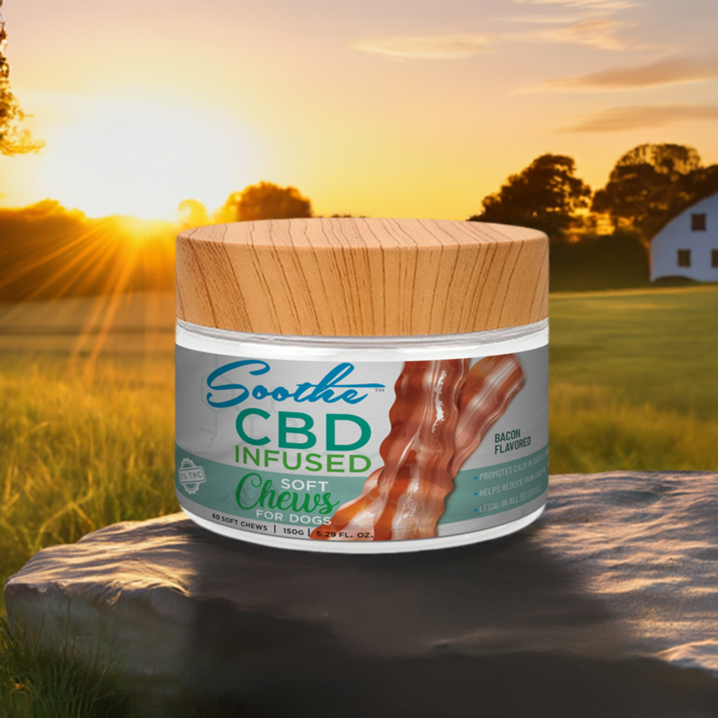 Soothe CBD Infused Bacon Flavor Soft Chews
