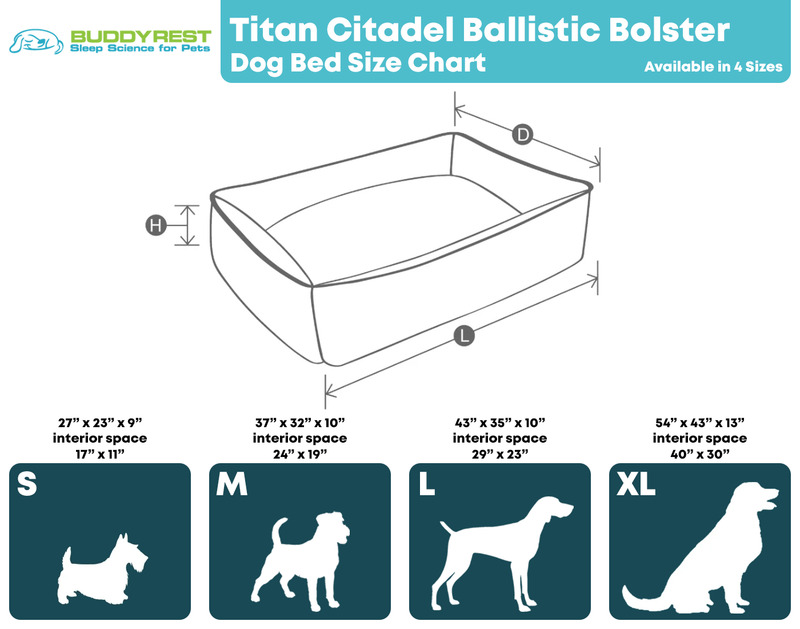 Titan Citadel Ballistic Dog Bed