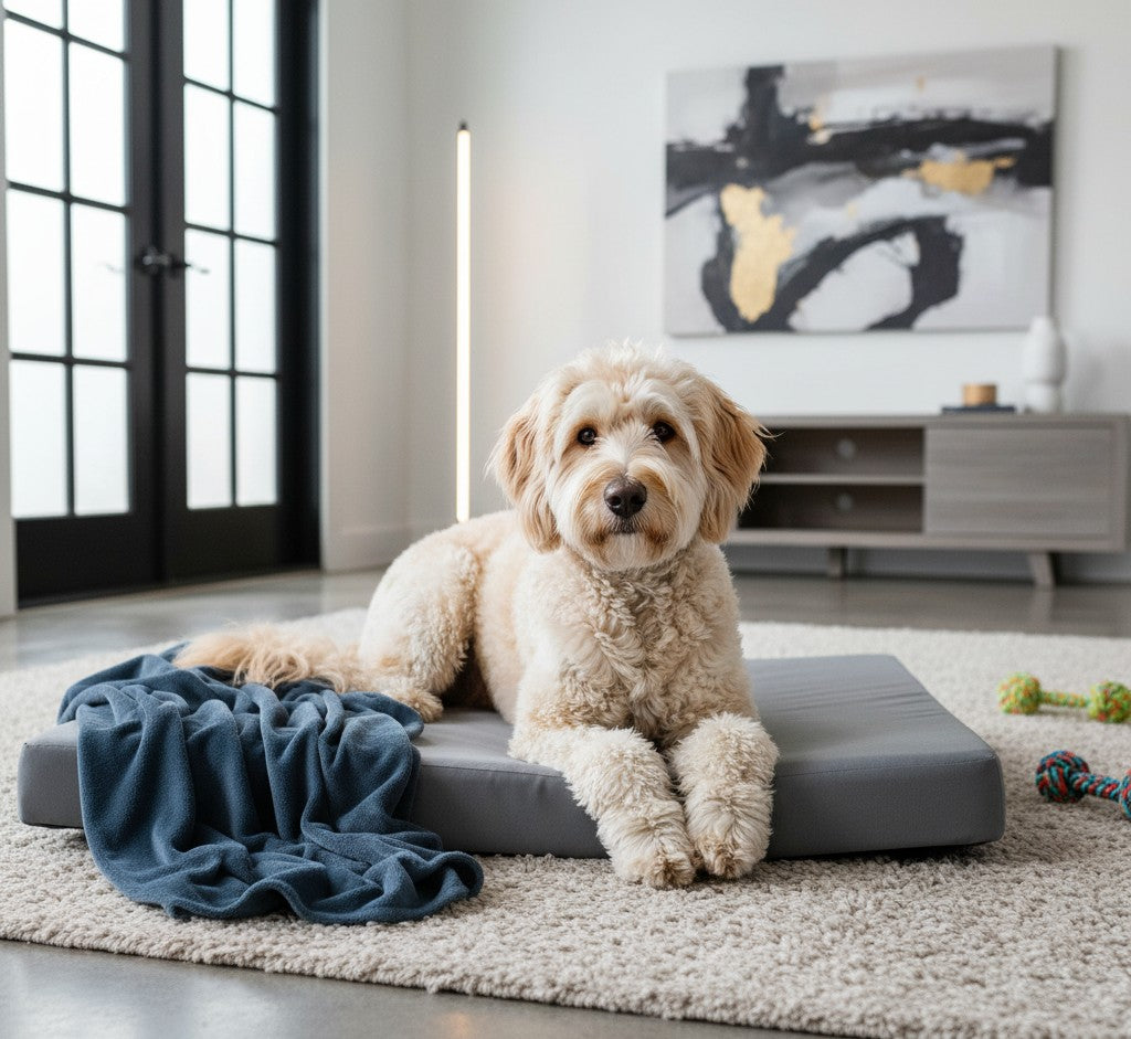 Deluxe Buddy Bed – Advanced Orthopedic Memory Foam Dog Bed for Pain Relief & Joint Support