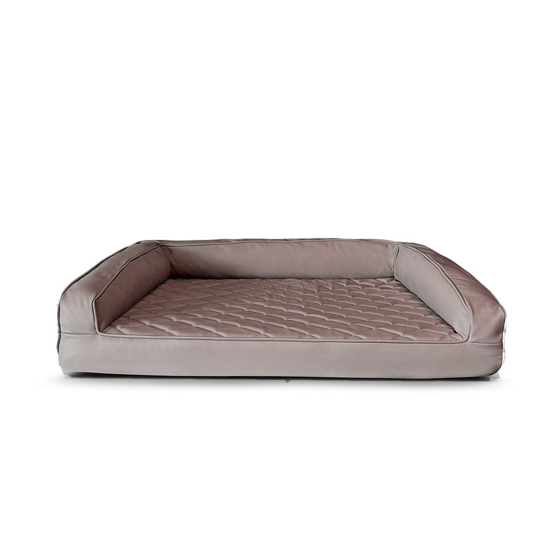 Grand Supreme Leather Dog Bed- Orthopedic Memory Foam Dog Bed