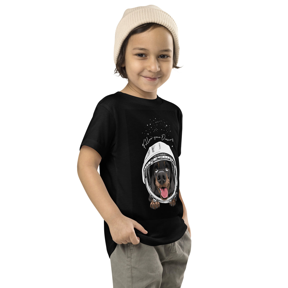 Space Dog Toddler Short Sleeve Tee