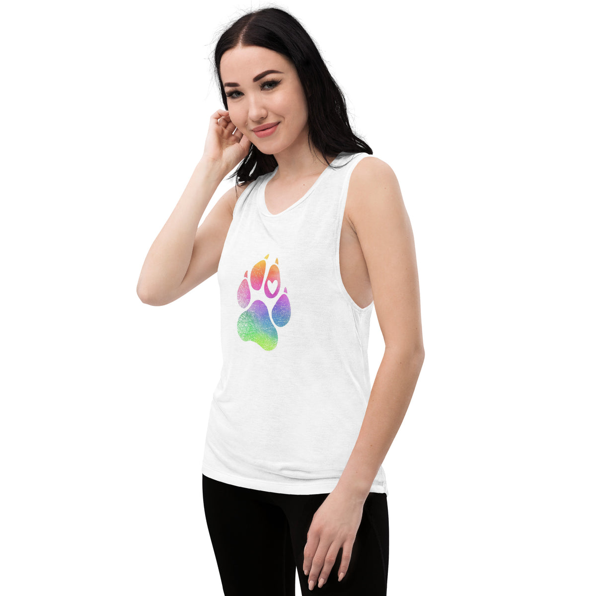 Paw Love Ladies’ Muscle Tank