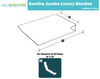 Soothe Jumbo Luxury Blanket Size Chart